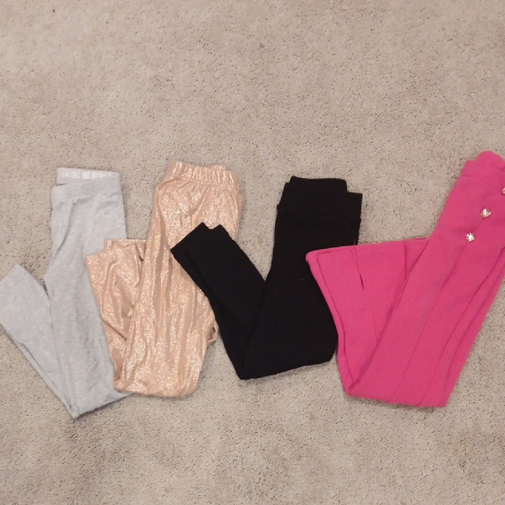 Cat & Jack Gray and Gold Leggings for Everyday Comfort